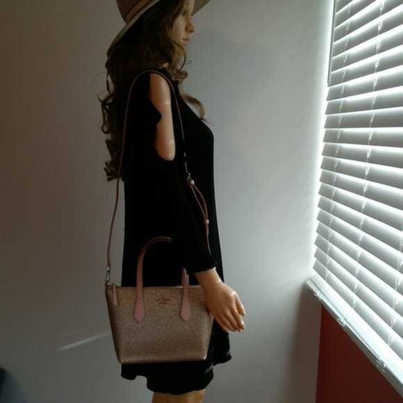 Kate Spade Joeley Glitter Satchel (NWT) - Picture 3 of 8